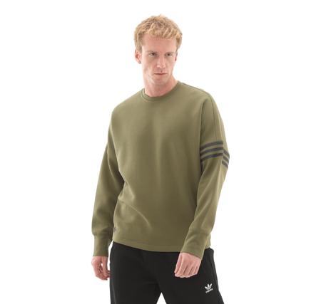 adidas Nc Ls Os Crew Erkek Sweatshirt Haki