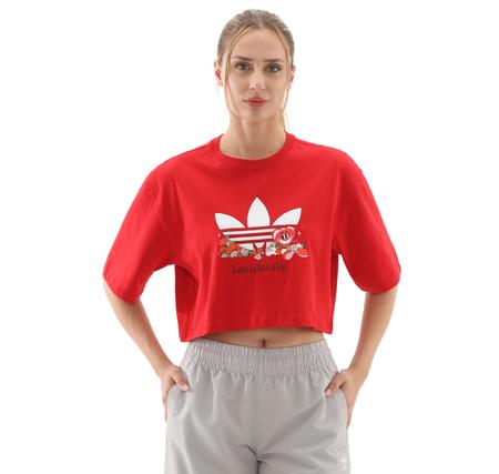 adidas Nelson T-Shirt Kadın T-Shirt Kırmızı