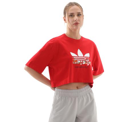 adidas Nelson T-Shirt Kadın T-Shirt Kırmızı