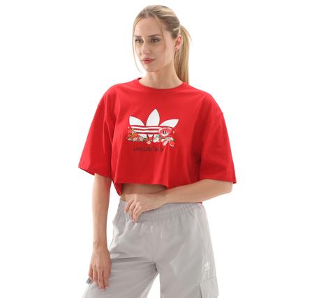 adidas Nelson T-Shirt Kadın T-Shirt Kırmızı