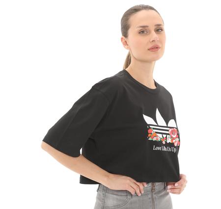 adidas Nelson T-Shirt Kadın T-Shirt Siyah