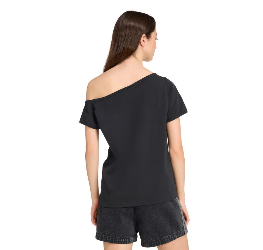 adidas Offshoulder Tee Kadın T-Shirt Siyah adidas Offshoulder Tee Kadın T-Shirt Siyah