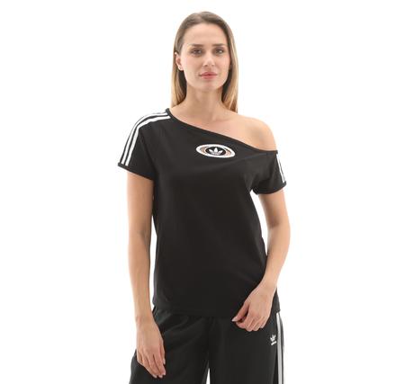 adidas Offshoulder Tee Kadın T-Shirt Siyah adidas Offshoulder Tee Kadın T-Shirt Siyah
