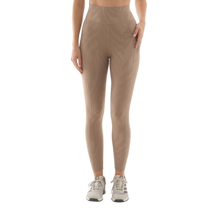 adidas Optıme Aop Kadın Tayt Kahve adidas Optıme Aop Kadın Tayt Kahve
