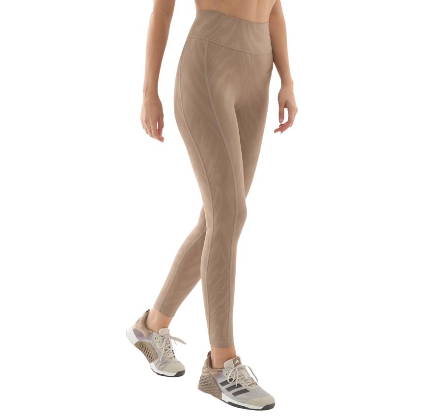 adidas Optıme Aop Kadın Tayt Kahve adidas Optıme Aop Kadın Tayt Kahve