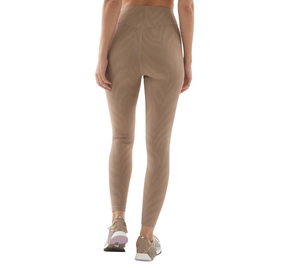 adidas Optıme Aop Kadın Tayt Kahve adidas Optıme Aop Kadın Tayt Kahve