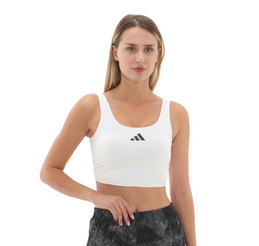 adidas Optıme Bra Tank Kadın Büstiyer Beyaz adidas Optıme Bra Tank Kadın Büstiyer Beyaz