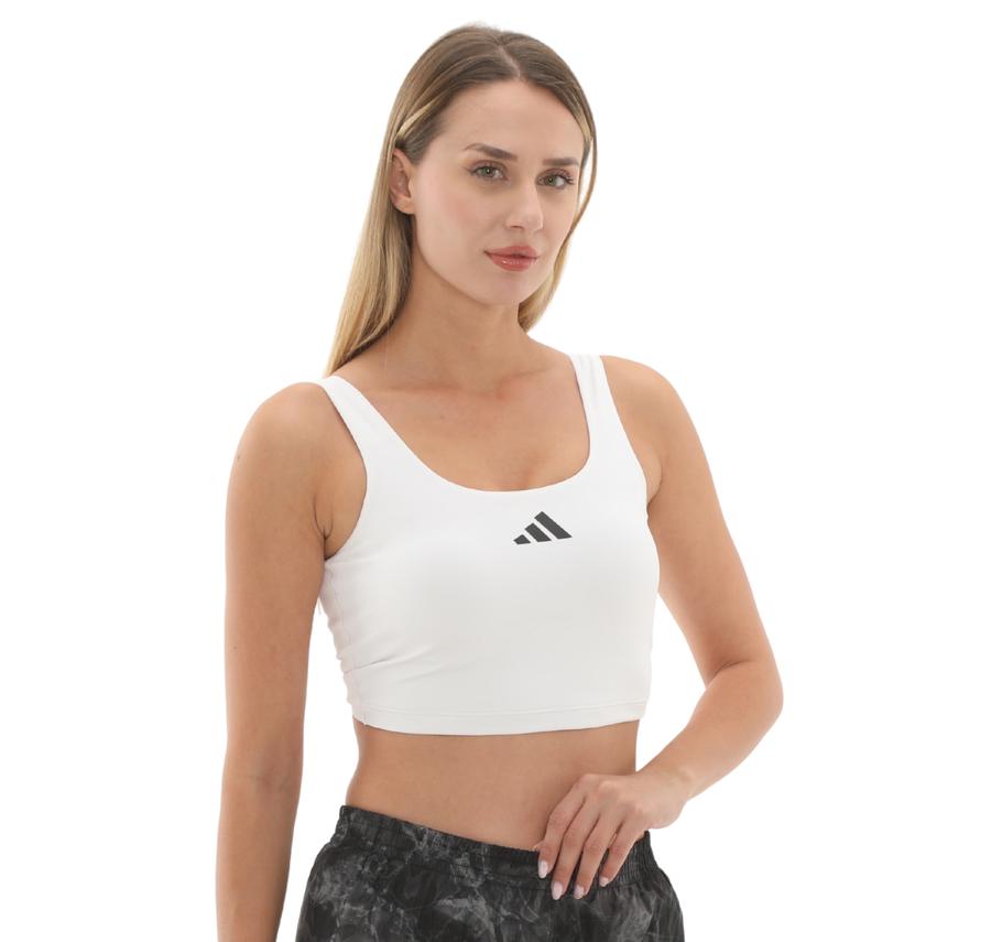 adidas Optıme Bra Tank Kadın Büstiyer Beyaz adidas Optıme Bra Tank Kadın Büstiyer Beyaz