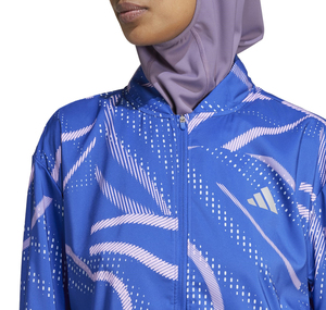 adidas Otr Btn Jkt Kadın Yağmurluk-Rüzgarlık Mavi