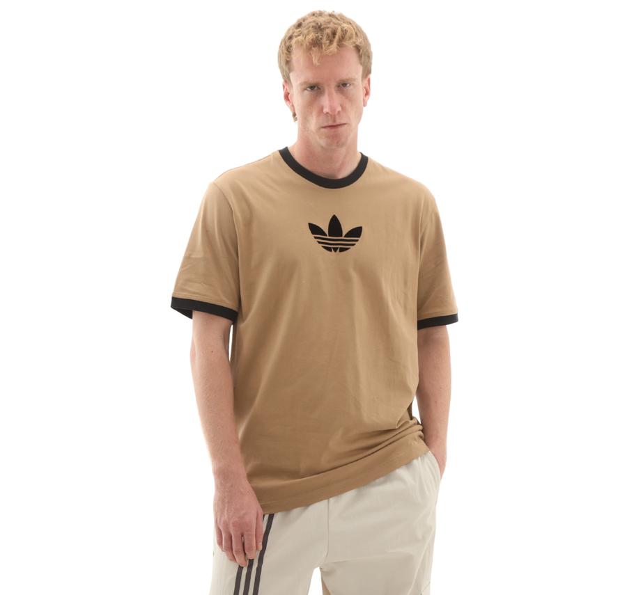 adidas Oversize Tee Erkek T-Shirt Krem adidas Oversize Tee Erkek T-Shirt Krem