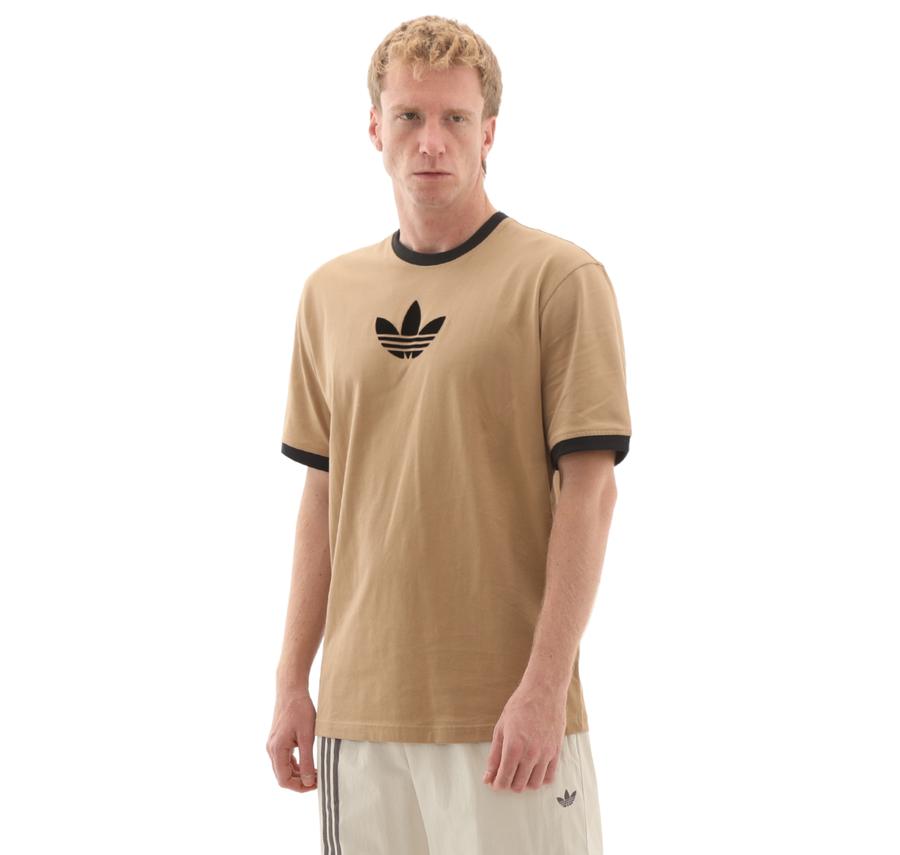 adidas Oversize Tee Erkek T-Shirt Krem adidas Oversize Tee Erkek T-Shirt Krem