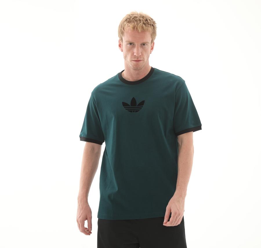 adidas Oversize Tee Erkek T-Shirt Yeşil adidas Oversize Tee Erkek T-Shirt Yeşil