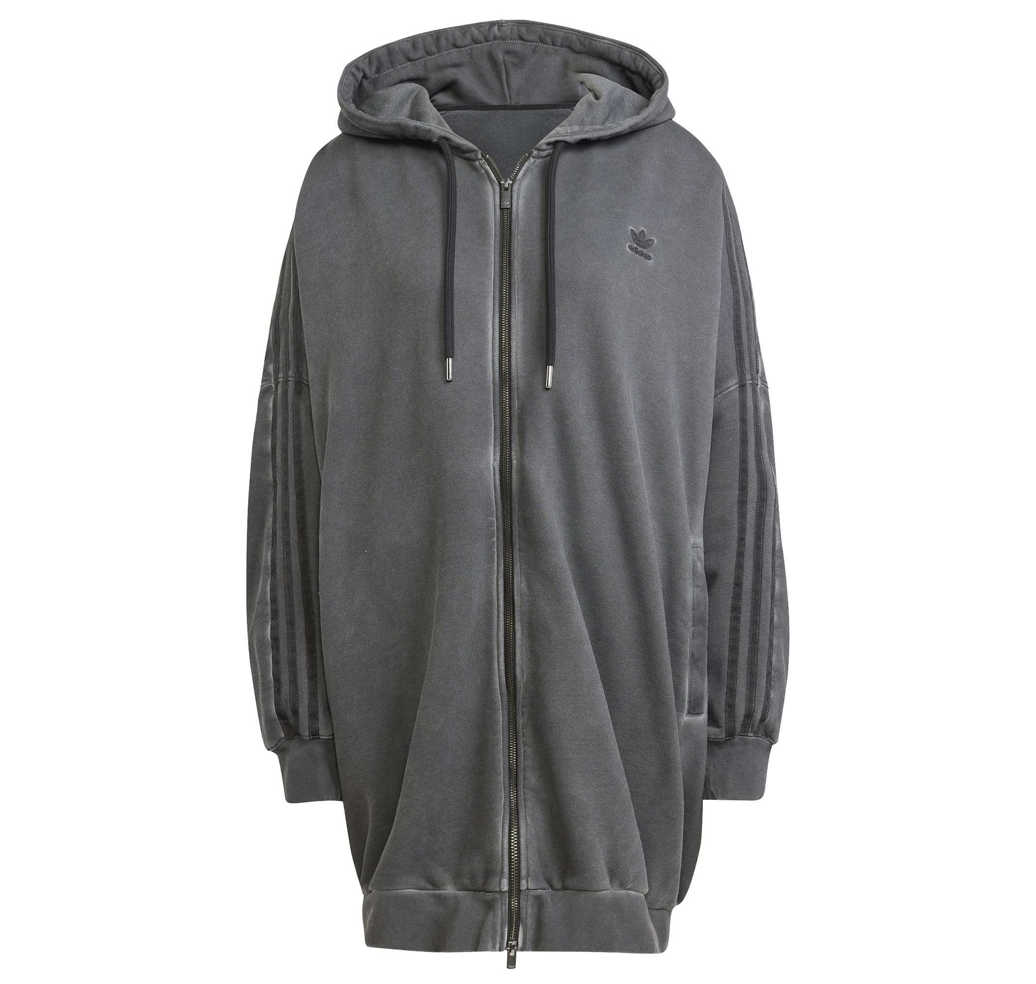 Женская куртка adidas Ovzd Fz Hoodie Antrasit