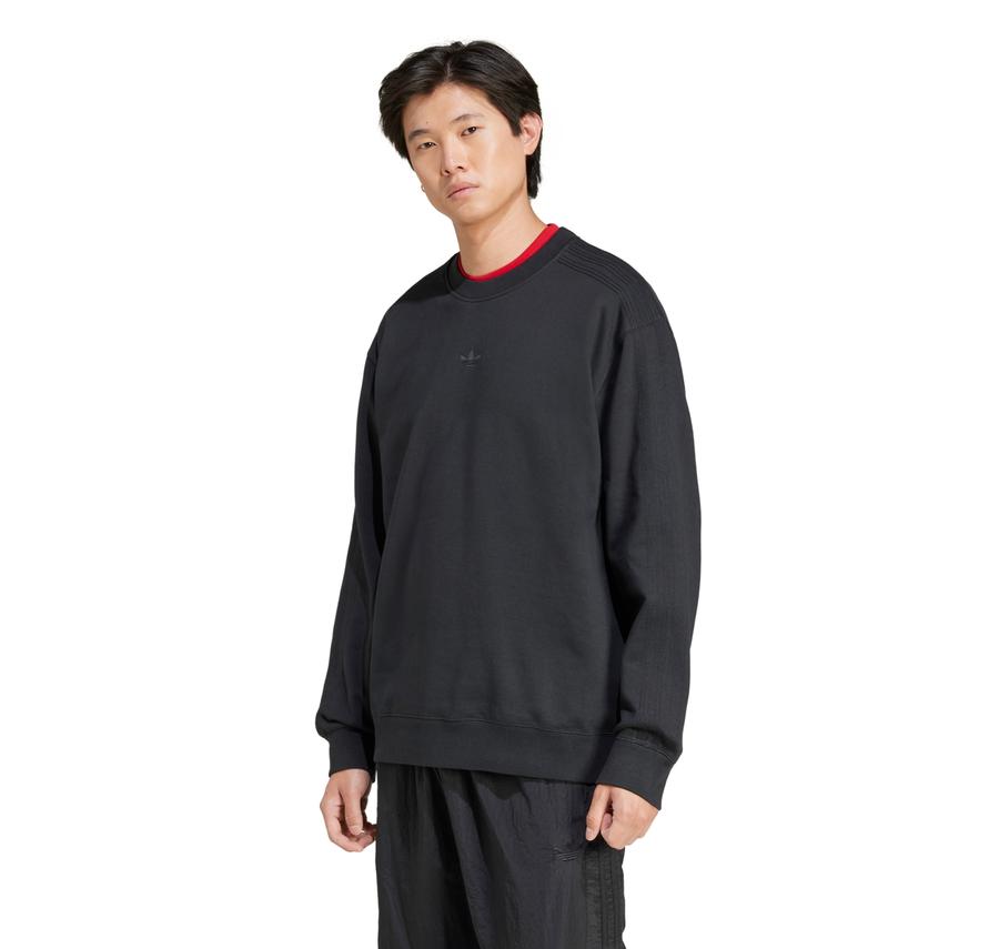 adidas P Ess Crew Erkek Sweatshirt Siyah adidas P Ess Crew Erkek Sweatshirt Siyah