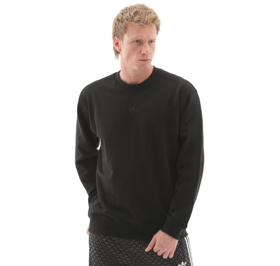 adidas P Ess Crew Erkek Sweatshirt Siyah adidas P Ess Crew Erkek Sweatshirt Siyah