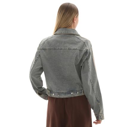 adidas P Ess Denım Jkt Kadın Ceket Mavi