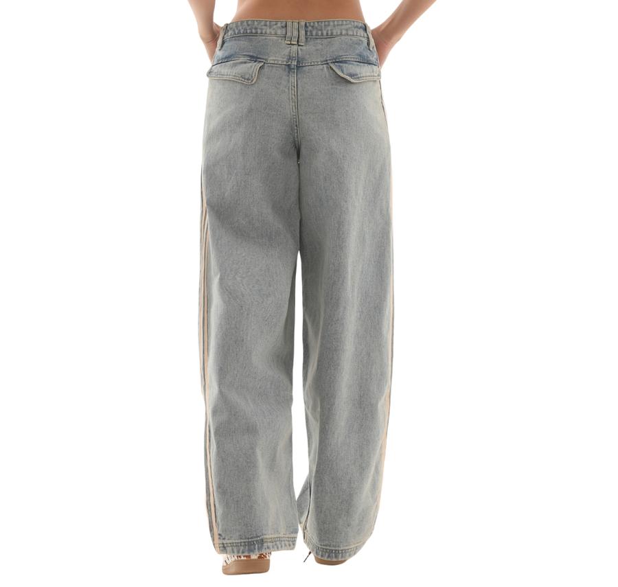 adidas P Ess Denım Pnt Kadın Pantolon Mavi adidas P Ess Denım Pnt Kadın Pantolon Mavi