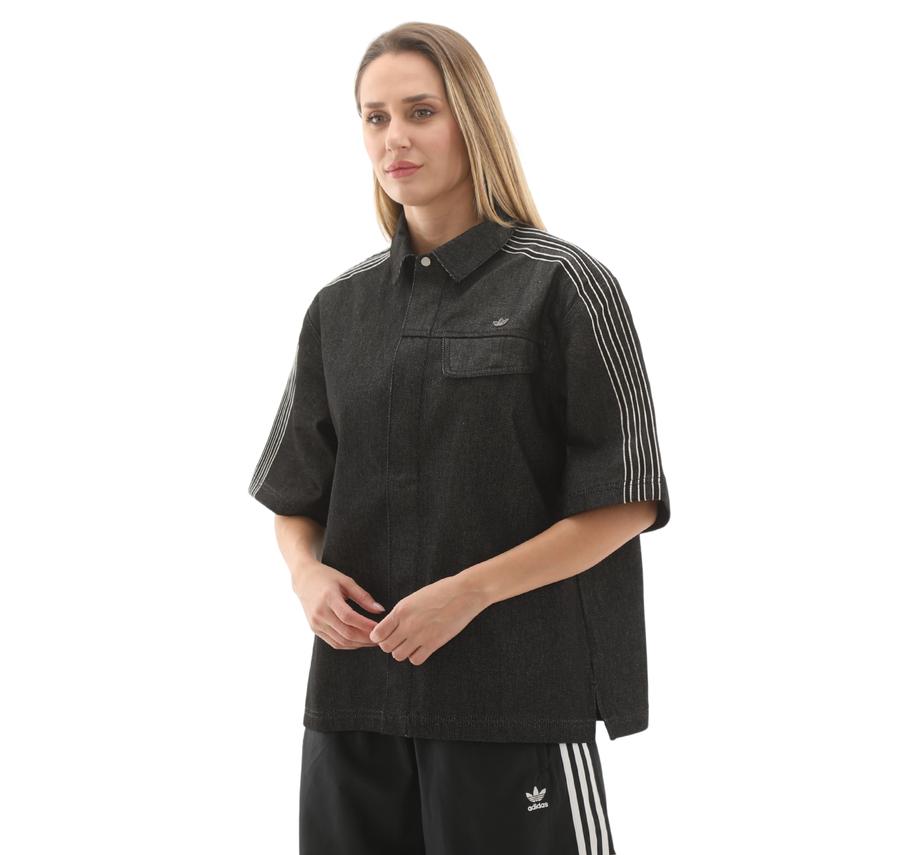 adidas P Ess Denım Ss Kadın Ceket Siyah adidas P Ess Denım Ss Kadın Ceket Siyah