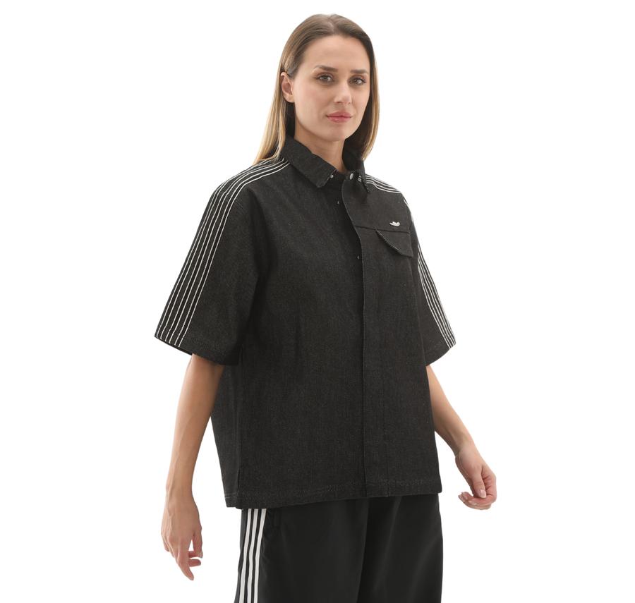 adidas P Ess Denım Ss Kadın Ceket Siyah adidas P Ess Denım Ss Kadın Ceket Siyah