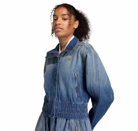 adidas P Ess Denım Tt Kadın Ceket Mavi