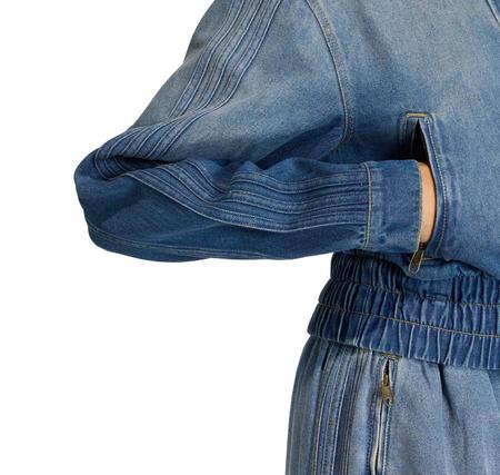 adidas P Ess Denım Tt Kadın Ceket Mavi