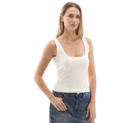 adidas P Ess Tank Top Kadın T-Shirt Beyaz