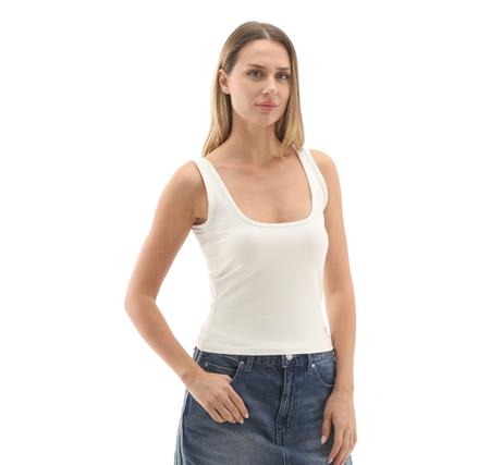 adidas P Ess Tank Top Kadın T-Shirt Beyaz