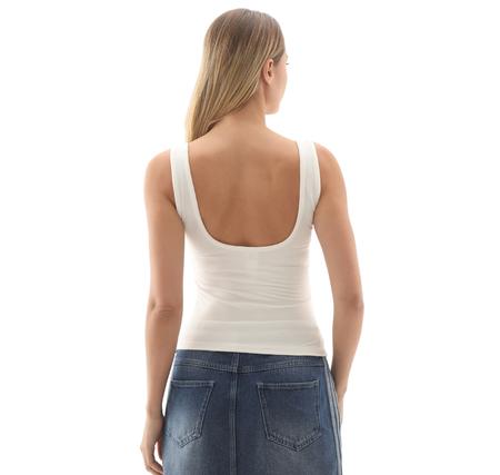 adidas P Ess Tank Top Kadın T-Shirt Beyaz