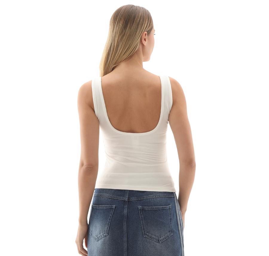 adidas P Ess Tank Top Kadın T-Shirt Beyaz adidas P Ess Tank Top Kadın T-Shirt Beyaz