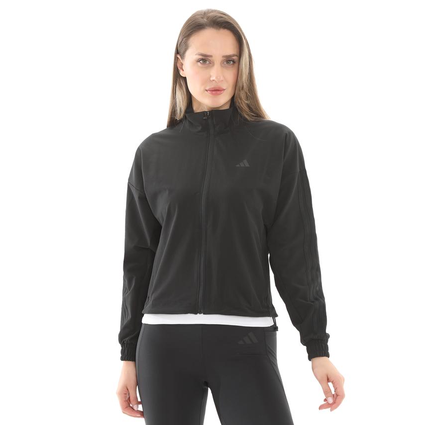 adidas Pacer W Jacket Kadın Ceket Siyah adidas Pacer W Jacket Kadın Ceket Siyah