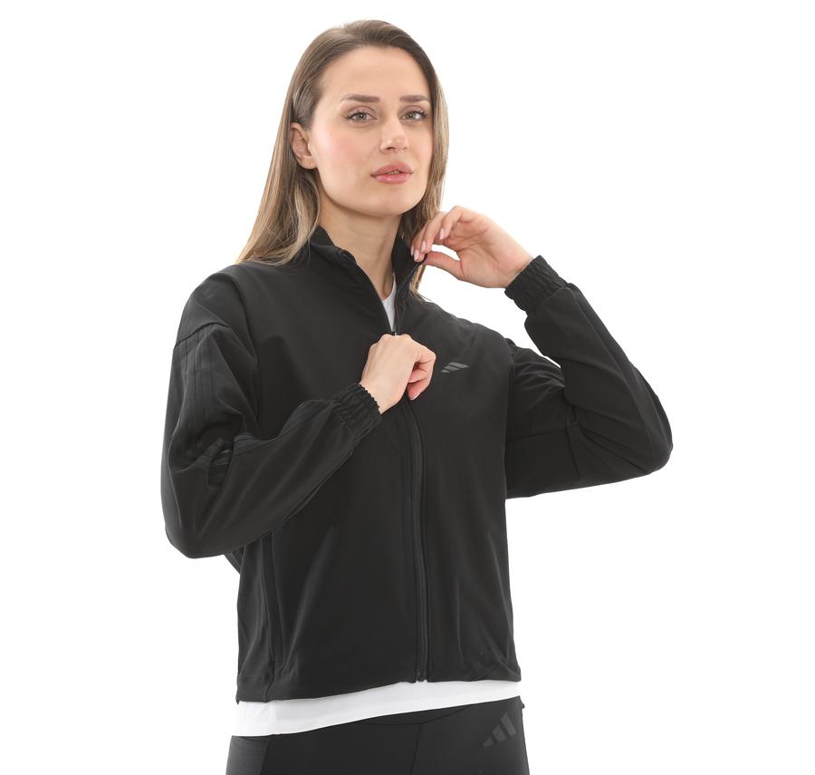 adidas Pacer W Jacket Kadın Ceket Siyah adidas Pacer W Jacket Kadın Ceket Siyah