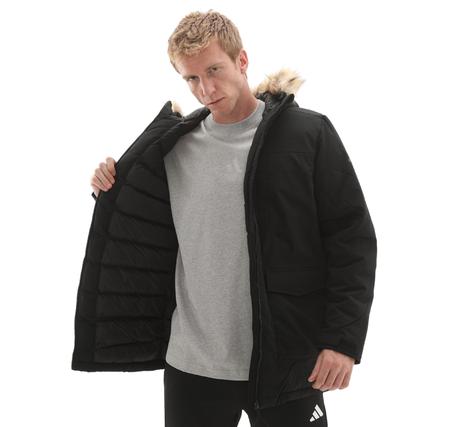 adidas Paverıc Fur Par Erkek Mont Siyah adidas Paverıc Fur Par Erkek Mont Siyah