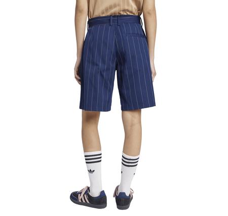 adidas Pınstrıpe Short Kadın Şort Ve Kapri Lacivert