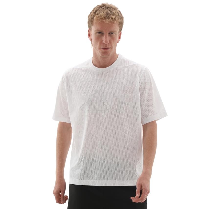 adidas Pl Es Mesh T Erkek T-Shirt Beyaz adidas Pl Es Mesh T Erkek T-Shirt Beyaz
