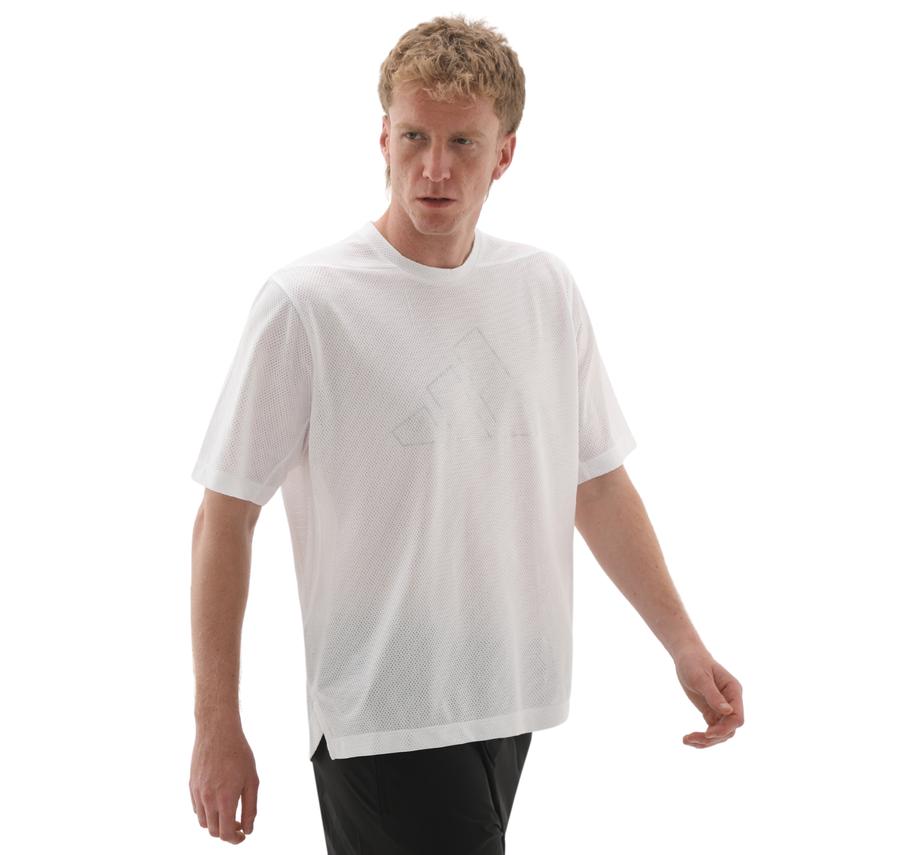 adidas Pl Es Mesh T Erkek T-Shirt Beyaz adidas Pl Es Mesh T Erkek T-Shirt Beyaz