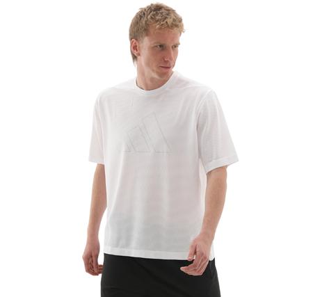 adidas Pl Es Mesh T Erkek T-Shirt Beyaz