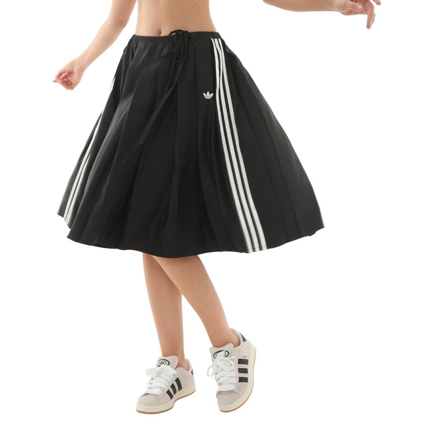 adidas Pleat Maxı Skrt Kadın Elbise - Etek Siyah adidas Pleat Maxı Skrt Kadın Elbise - Etek Siyah
