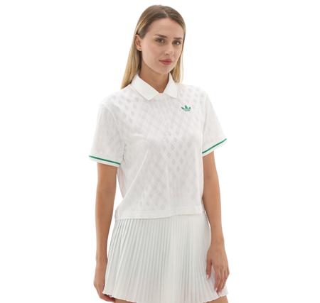 adidas Polo Pro Kadın T-Shirt Beyaz