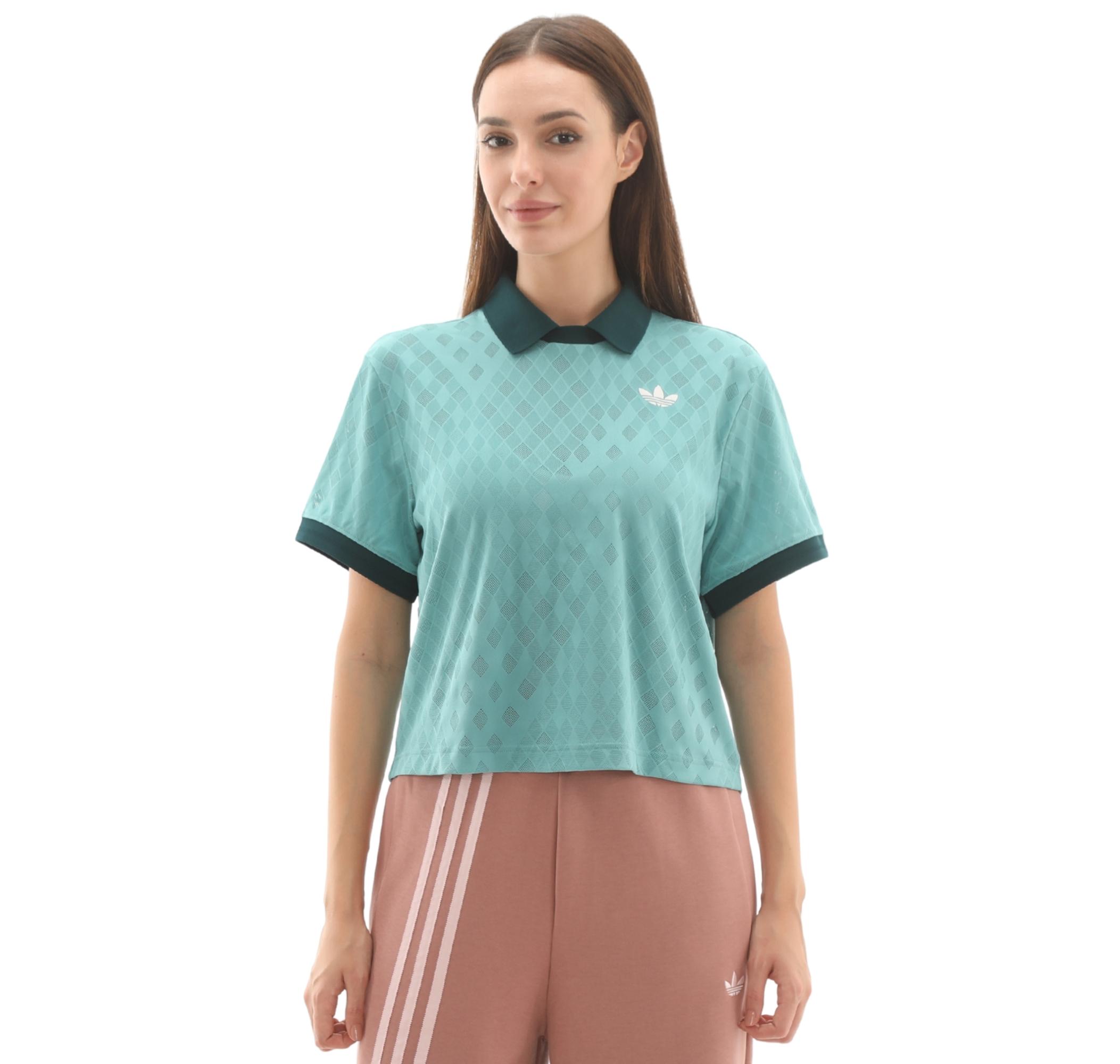 Женская футболка adidas Polo Pro Turkuaz