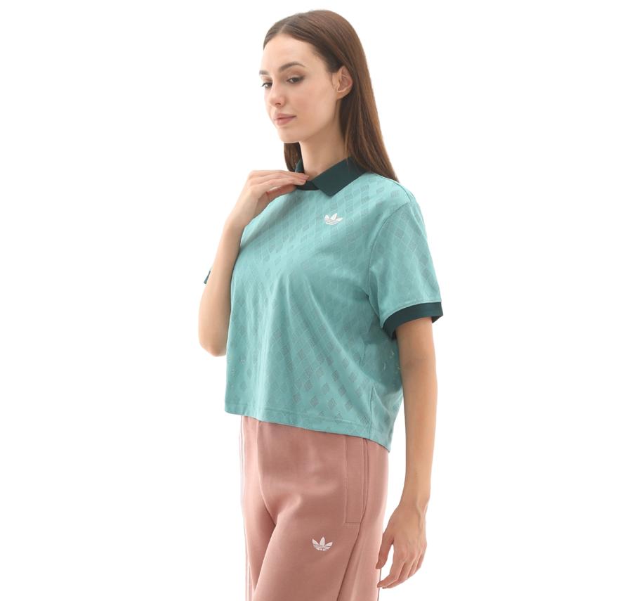 adidas Polo Pro Kadın T-Shirt Turkuaz adidas Polo Pro Kadın T-Shirt Turkuaz