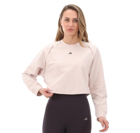 adidas Power Cover Up Kadın Sweatshirt Pembe