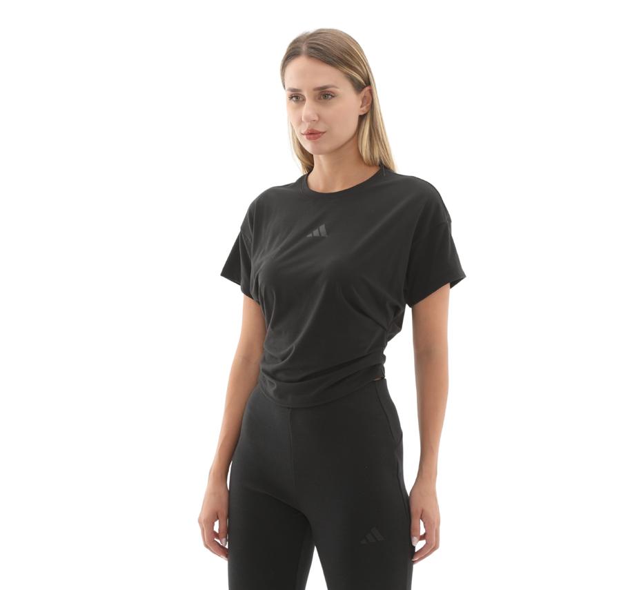 adidas Power Tee Kadın T-Shirt Siyah adidas Power Tee Kadın T-Shirt Siyah
