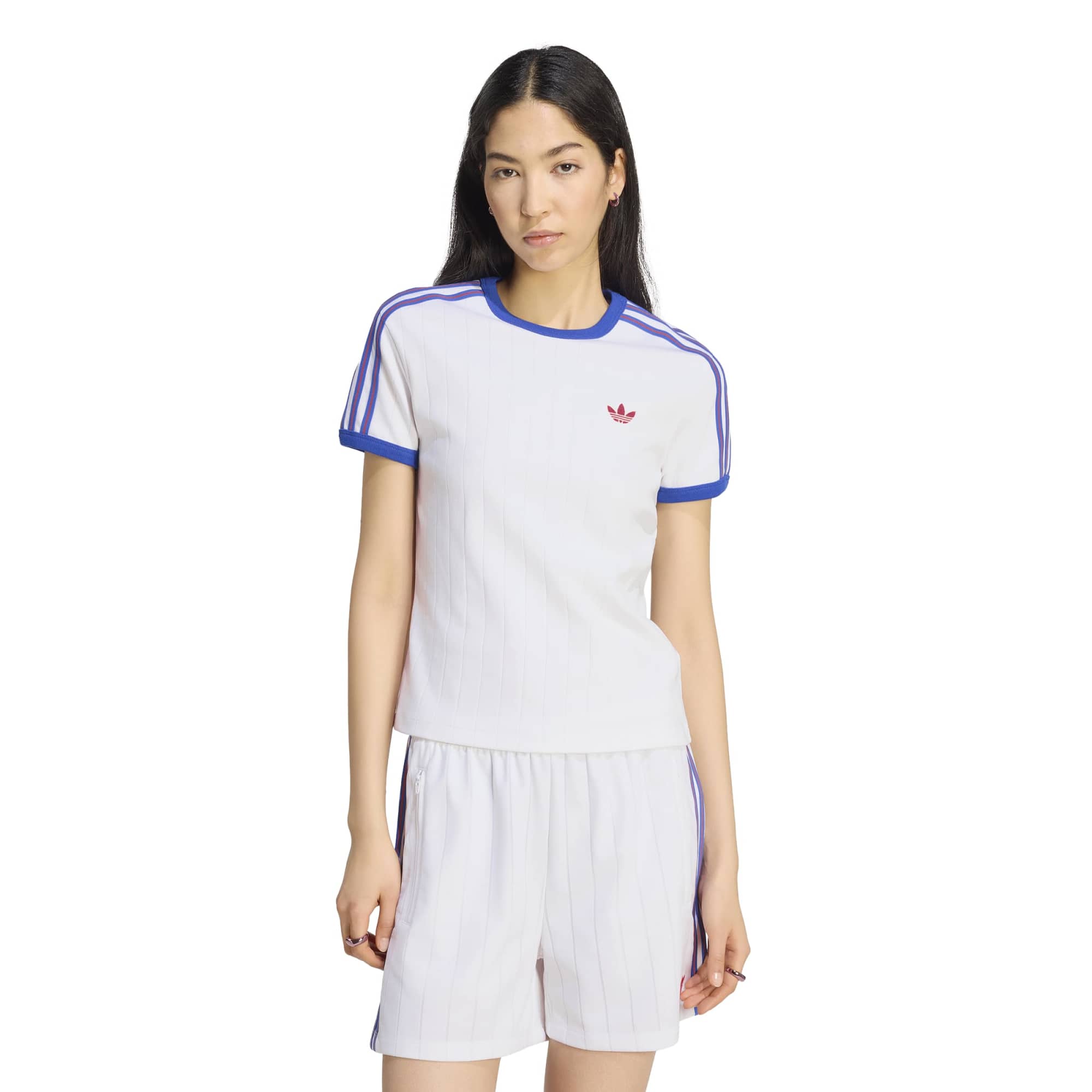 Женская футболка adidas Pstripe Ss Tee