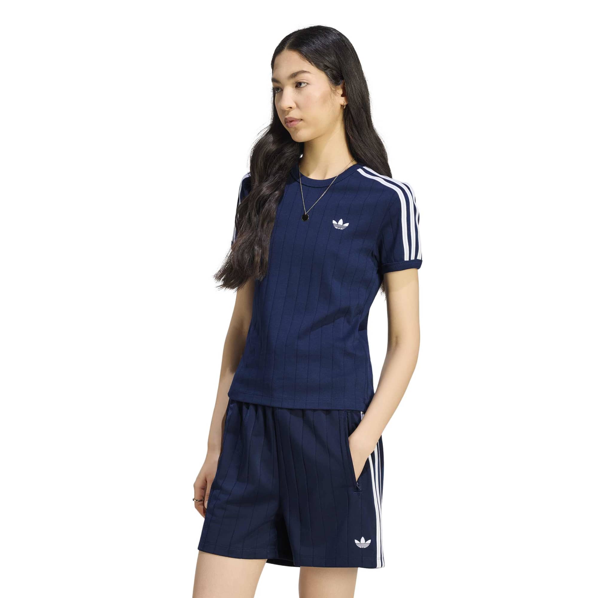 Женская футболка adidas Pstripe Ss Tee