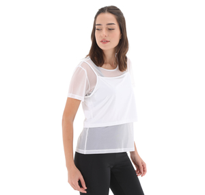 adidas Pwr 2In1 Tee Kadın T-Shirt Beyaz 2