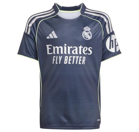 adidas Real Madrid 25-26 Deplasman Çocuk Forma Mavi