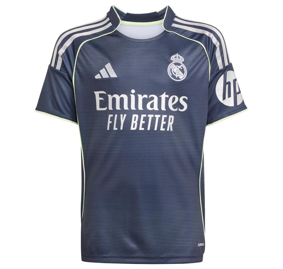 adidas Real Madrid 25-26 Deplasman Çocuk Forma Mavi adidas Real Madrid 25-26 Deplasman Çocuk Forma Mavi