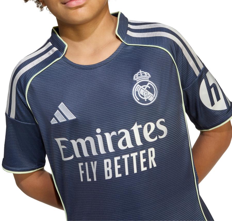 adidas Real Madrid 25-26 Deplasman Çocuk Forma Mavi adidas Real Madrid 25-26 Deplasman Çocuk Forma Mavi