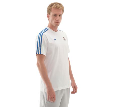 adidas Real Icon Tee Erkek T-Shirt Beyaz