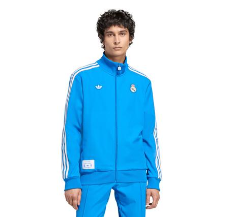 adidas Real Madrid Terrace Icons Erkek Ceket Mavi
